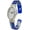 Blue, variant on Blekon Collections Women's Quartz 21mm Oval Case Colored Acrylic Bangle Watch