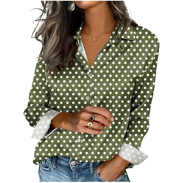 Veste en Jean Imprimée pour Femmes, Cardigan Décontracté à Manches Longues et Coupe Ample avec Boutons devant et Col à Revers