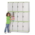 thumbnail image 2 of Stacking Lockable Lockers -  Triple Stack - Key Lime Green, 2 of 6