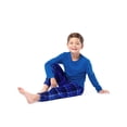 thumbnail image 3 of Fruit of the Loom Boy's Sleep Long Sleeve Top & Velour Fleece Pajama Set, 2-Piece, Sizes 4-16, 3 of 11