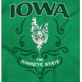 thumbnail image 2 of Iowa Floral Corn Symbol Cute IA Women's Graphic T Shirt Tees Brisco Brands X, 2 of 6