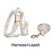 thumbnail image 1 of Hot Selling Custom Design Logo Sublimation Printed Polyester Pet Accessories Dog Collar Leashes Harness Bow Set Crystal01 ShopWise Round, 1 of 15