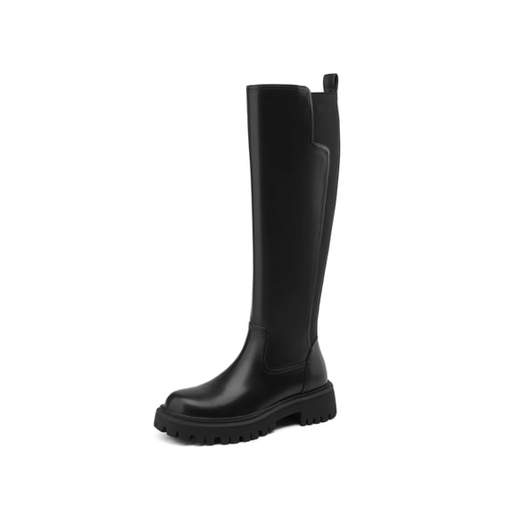 Black Knee High Boots for Women casual outfits