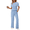Sky Blue, variant on Ekouaer Lounge Sets for Women 2 Piece Matching Travel Outfits 2026 Loose Short Sleeve Top Wide Leg Pants Pockets