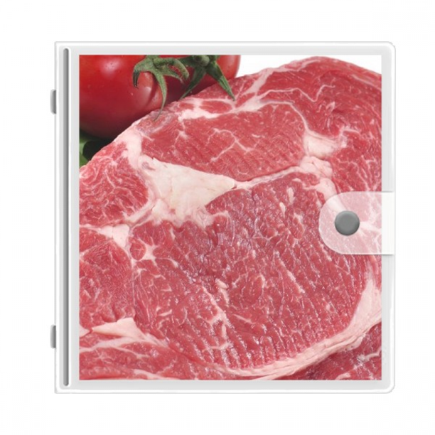 Red Steak Raw Meat Food Texture Photo Album Wallet Wedding Family 4x6