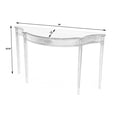 thumbnail image 3 of Butler Chester 54"W Demilune Wood Traditional Console Table - Cherry, 3 of 3