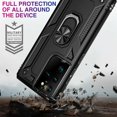 thumbnail image 4 of Samsung Galaxy S21 FE Magnetic Ring Rugged Shockproof Case Heavy Duty Protective Back Cover, 4 of 5