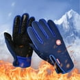 thumbnail image 4 of Guantes de invierno Sunnimix térmicos impermeables antideslizantes pantalla táctil Azul M, 4 of 7