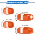 thumbnail image 4 of Accesorios exteriores ABS Naranja para Jeep Wrangler JL 2018-2022, 4 Pcs Cubierta del tazón de la manija, 4 of 6