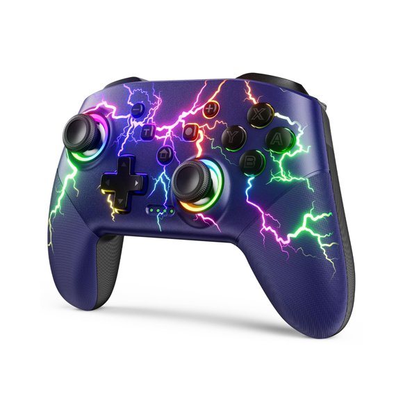 Controlador de interruptor inalámbrico VOYEE 1000 mAh RGB programable
