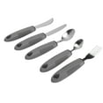 5pcs Special Supplies Adaptive Utensils Stainless Steel Rubber Handle