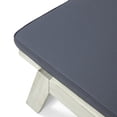 thumbnail image 6 of Cullen Outdoor Acacia Wood Chaise Lounge and Cushion Set, Light Gray and Dark Gray, 6 of 10
