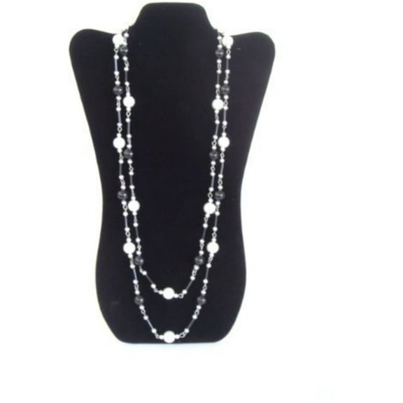 NEW Black Velvet Necklace Jewelry Display Easel 14" H