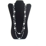 NEW Black Velvet Necklace Jewelry Display Easel 14" H