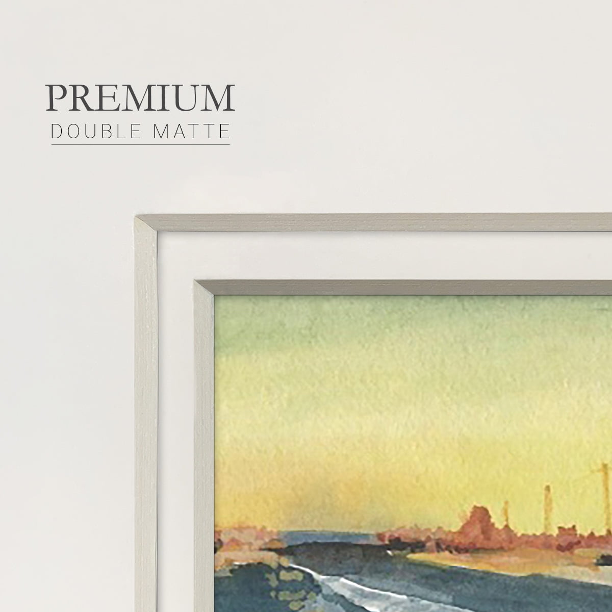 Deserted Highway IPremium Framed Print