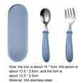 thumbnail image 3 of Dream Lifestyle Toddler Utensils Toddler Flatware with Silicone Handle Kids Eating Utensils Fork Spoon with Storage Box Stainless Steel Cutlery Children Cutlery, 3 of 4