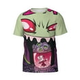 thumbnail image 5 of Invader Zim T-Shirt for Men Novelty 3D Pritneted Casual Short Sleeve Tees Shirt Summer Street T Shirt Top, 5 of 7