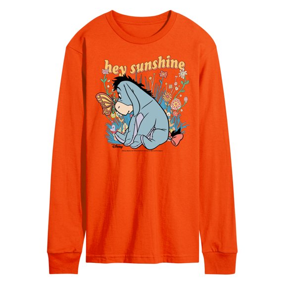 Winnie the Pooh - Butterfly Friends with Eeyore - Men's Long Sleeve T-Shirt