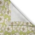 thumbnail image 3 of Ambesonne Poppy Flower Kitchen Curtains, Vintage Bloom Flower, 55"x39", Off White Brown, 3 of 3