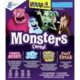 Monsters Cereal with Marshmallows Variety Pack of 4 Boxes, Limited