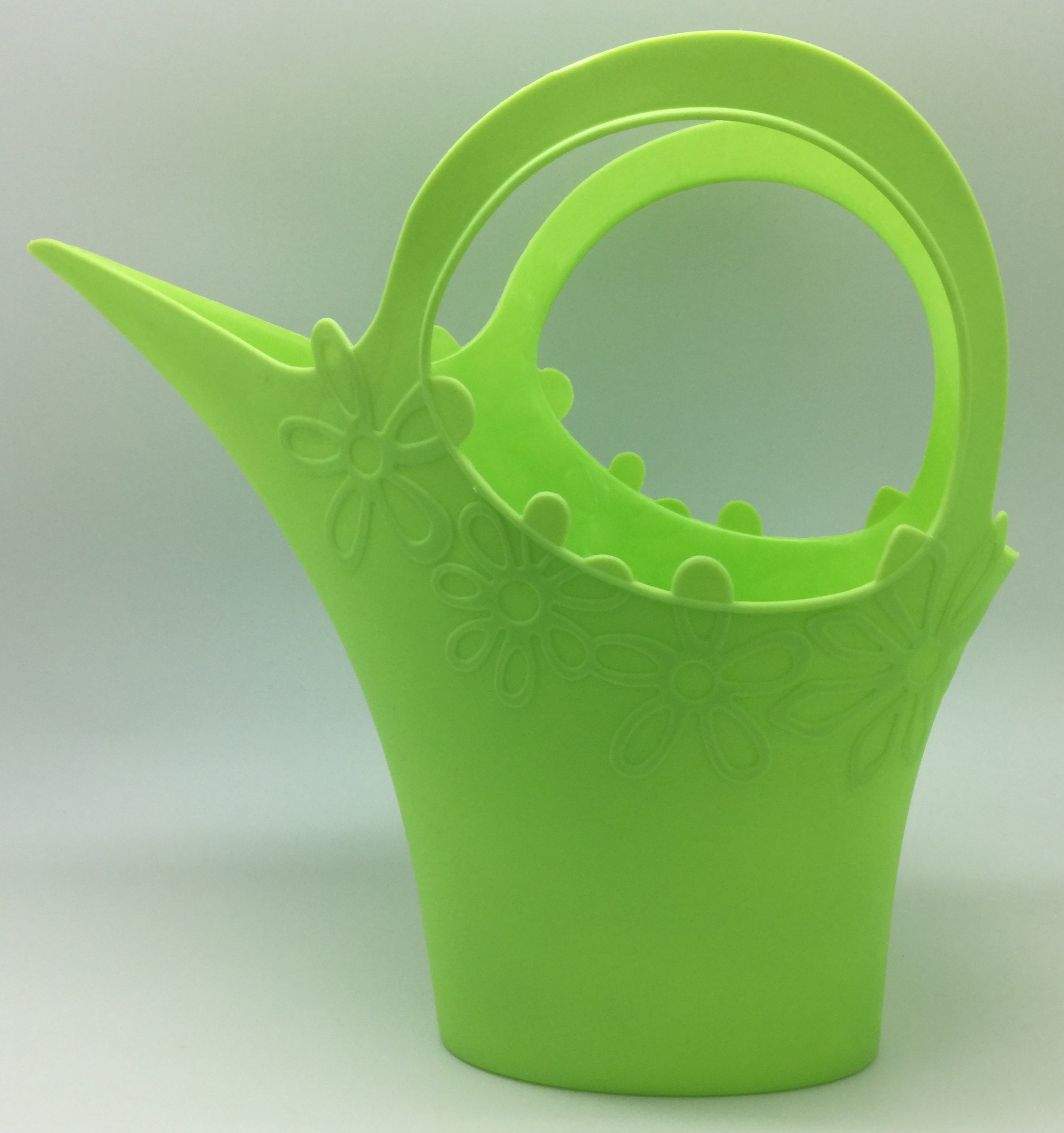 Regent Plastic Watering Can with Floral Embossed Detail, 75 oz./2.2L