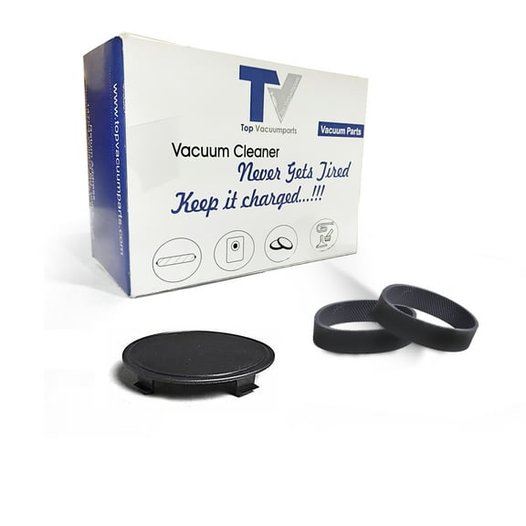 Replacement Part For TVP Generation G3, G4 Vacuum Cleaner Black Rear Wheel Hub Cap With Free 2 Belts # 555914, 301291, 301291S