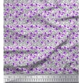 thumbnail image 1 of Soimoi Poly Georgette Fabric Flower Artistic Print Fabric by The Yard 42 Inch Wide, 1 of 3