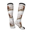 thumbnail image 5 of Lsque Yak Printed Crew Socks Men's Women's LightWeight Thin Casual Calf Socks ,Knee High Socks,Cotton Socks, 5 of 9