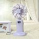 thumbnail image 4 of Ventilador portátil TUWABEII, recargable por USB, 3 en 1, para cuello y escritorio, ideal para maquillaje de mujer., 4 of 6