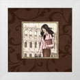 thumbnail image 3 of Andrea Laliberte 12x12 White Modern Wood Framed Wall Art Titled - Roma in Pink, 3 of 5