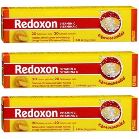 Redoxon Effervescent Vitamin C Tablets 1000 Mg 2 Oz 80 Grams 3 Count Walmart Com