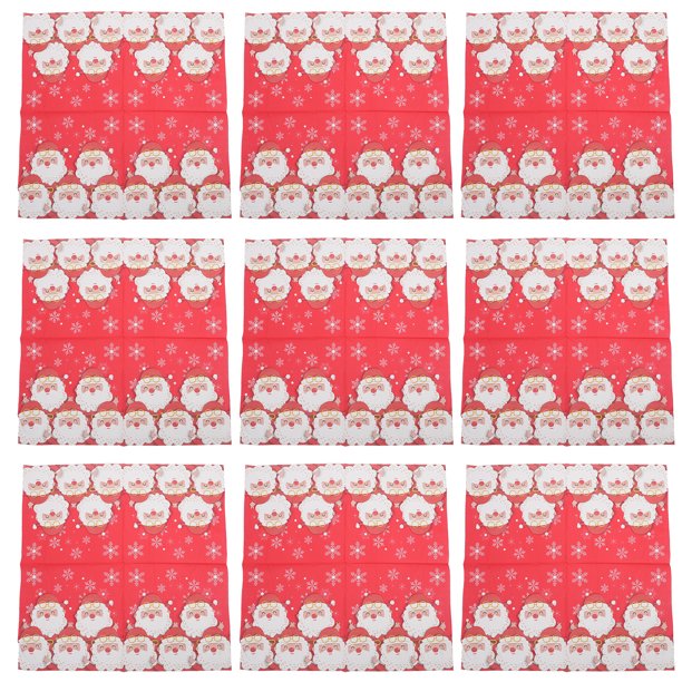 KAKOWELY 40 servilletas de papel desechables de doble capa para fiestas navideñas, gruesas y rojas, para cenas y fiestas.