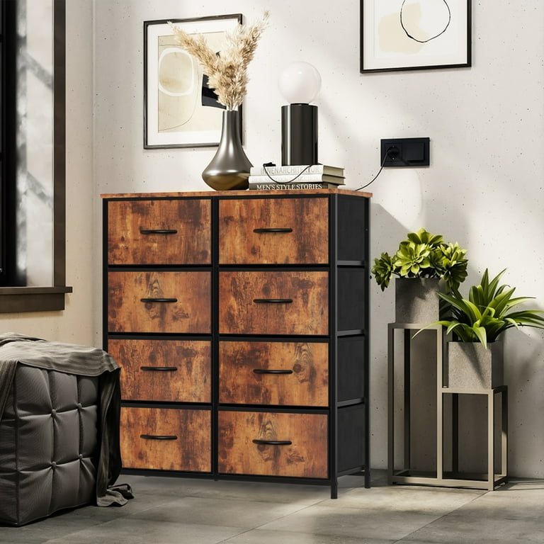 TINKLE WELL 8-Drawer Dresser for Bedroom, Drawer Dresser Organizer