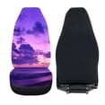 thumbnail image 6 of XYZCANDO Anti-Slip Car Front Seat Covers SUV Van Truck, Breathable Easy to Install Car Seat Covers 2 PCS Polyester Sunset Beach Print, 6 of 10