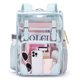 thumbnail image 1 of Mochila transparente mommore, resistente, de PVC transparente, grande, 1 of 6