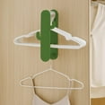 thumbnail image 4 of Usloyux Under $5 Hanger Organizer,Wall-Mounted Retractable Clothes Hanger for Closet Laundry Room Washing Machine,No-Drill Wall-Mount Organizer,Space Saving Hangers Retractable Hanger Organizer, 4 of 6