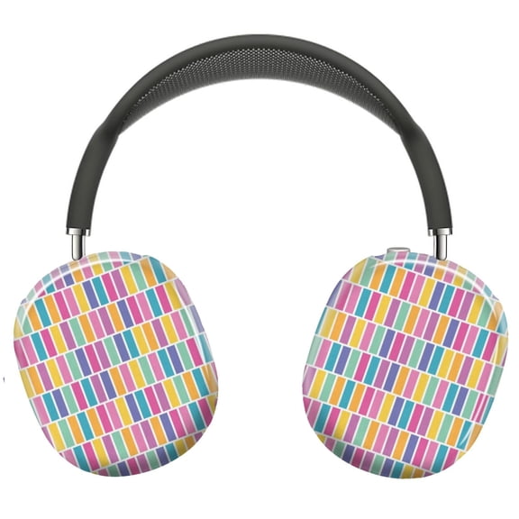 Protective Cover for AirPods Max Rainbow=6 Headphones Aesthetic Print Snap On Cases