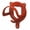 White, variant on metal bridle bracket red