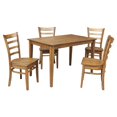 thumbnail image 2 of International Concepts 30" x 48" Dining table with 4 Emily Chairs - Set of 5, 2 of 5