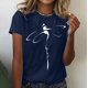 thumbnail image 2 of Blusa suelta de manga corta con cuello redondo y estampado a la moda para mujer Pompotops hfajkhk129345, 2 of 5
