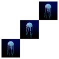 thumbnail image 4 of sweethay Home Restaurant Aquarium Artificial Jellyfish Fishtank Pet Decoration Suction Fake Aquaria Supplies Accessories Cups Type1 NO1, 4 of 6