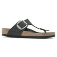 thumbnail image 4 of Birkenstock 1023334: Women's Gizeh Sandals, Big Buckle, Black, 4 of 6