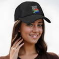 thumbnail image 3 of “South Africa Flag Patriotic, Country Design” Mesh Baseball Cap, 3 of 6