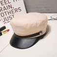 thumbnail image 1 of Gorra octogonal para mujer, estilo coreano, boina popular en Internet, fina, estilo británico, estilo retro, para el sol, primavera y verano, 1 of 6