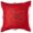Poinsettia - Stars, variant on Violet Linen Christmas Braided Holly Lace Pattern, Polyester Burlap Fabric, Lace Border, Embroidered, , Four Jingle Bells, 18 Inch x 18 Inch, Decorative Throw Pillow Cover
