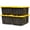 Black Base/Yellow Lid (27 Gallon), variant on Homz Durabilt Heavy Duty 27 Gallon Plastic Organizer Storage Bin (2 Pack)