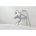 thumbnail image 7 of Moen S22105BN Weymouth Three Handle Wall Mount Filler With Hand Shower Brushed Nickel, 7 of 7