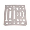 thumbnail image 4 of Stainless Steel 27 Patterns Erasing Drawing Drafting Tool Shieldmk5408, 4 of 6