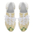 thumbnail image 5 of Lemons And Leaves on A Yellow And White Background Walking Shoes for Men Woman Lightweight Tennis Fashion Elastic Sports Shoes Cushion Basketball Shoes, 5 of 7