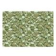 thumbnail image 1 of Camo Cutting Board, Sketchy Skulls and Crossbones Warning Sign Spooky Scary Horror Tile, Decorative Tempered Glass Cutting and Serving Board, Large Size, Pale Green Pale Brown, by Ambesonne, 1 of 1